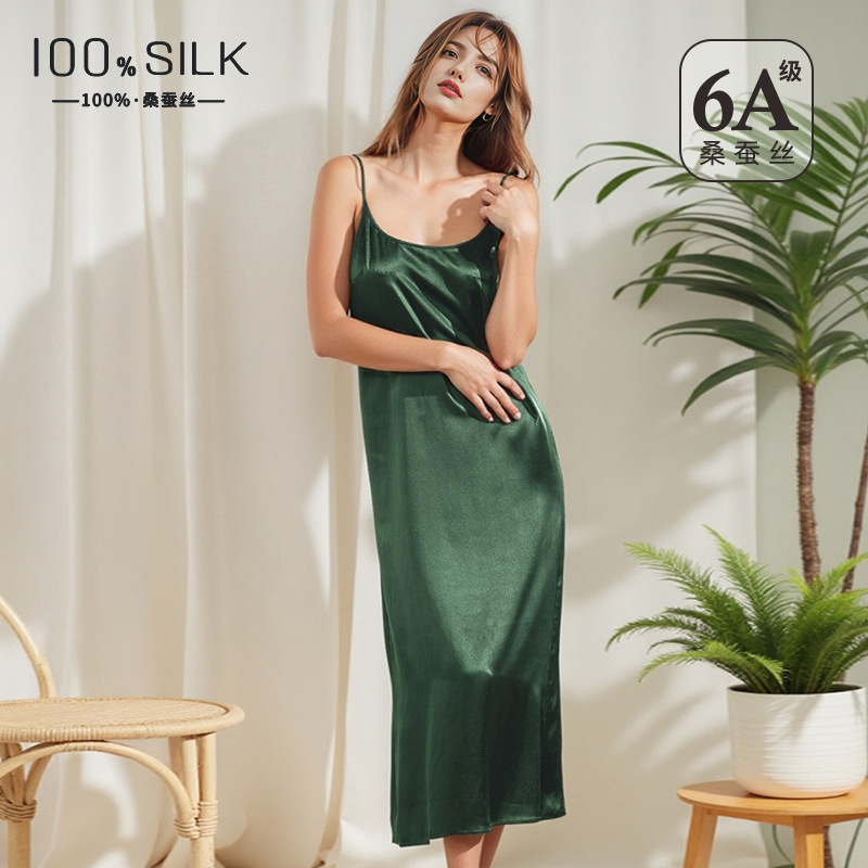 Robe Silk Women - فستان نوم حريري 100% من حرير