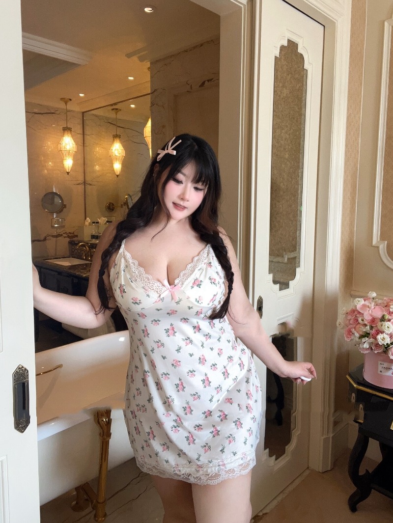 فستان ليلي دانتيل مثير بدون أك - مراجعة Babydoll Chemise Night وسعره