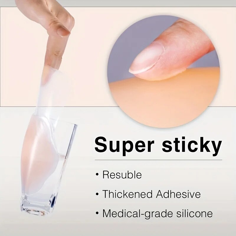 ملصق حمالة صدر غطاء حلمة من ال - مراجعة Silicone Bra Adhesive وسعره