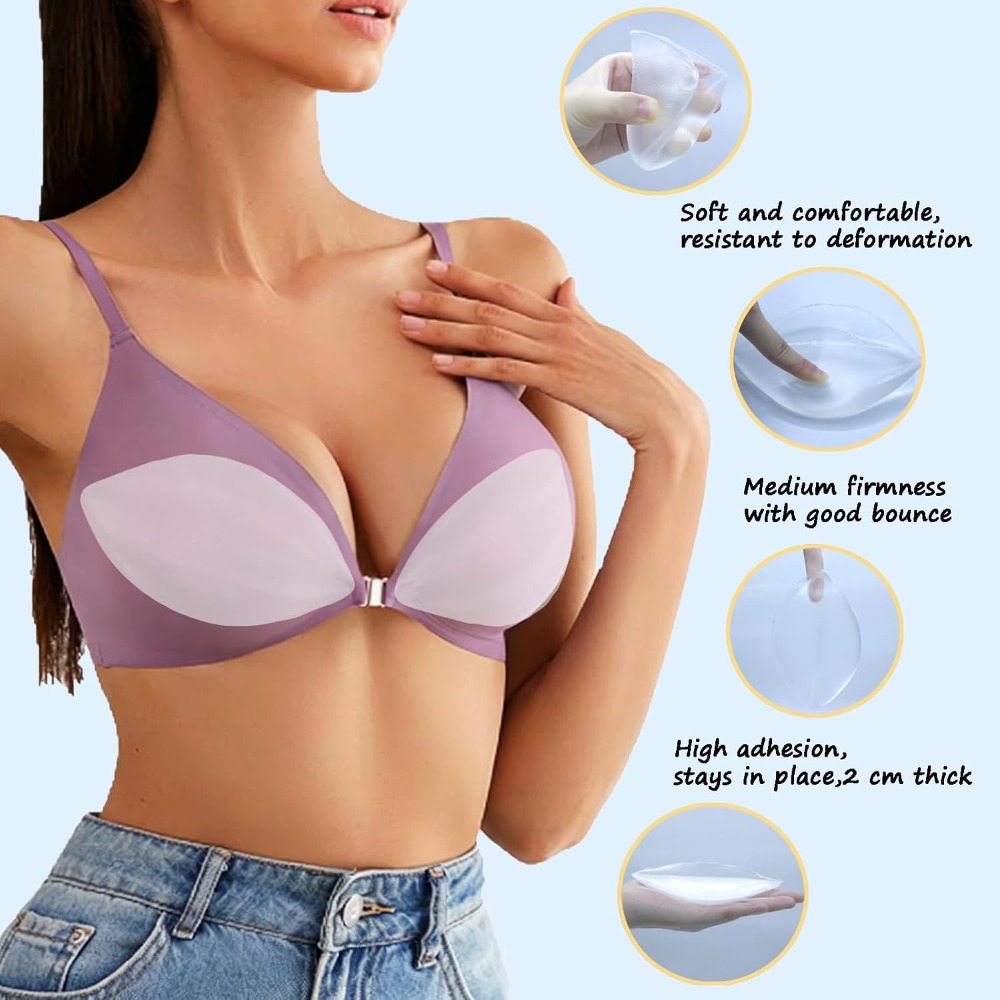حشوات صدر لاصقة من السيليكون - - مراجعة Silicone Bra Adhesive وسعره