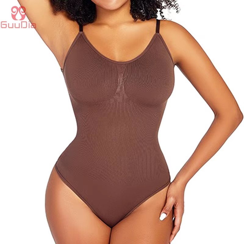 GUUDIA دنة ارتداءها ثونغ سلسلة - مراجعة Shapewear Bodysuit Firm وسعره