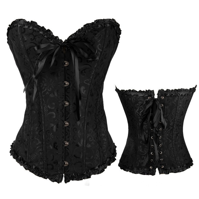 مشد جاكار ضيق ومثير بتصميم أني - مراجعة Corset Waist Cinch وسعره