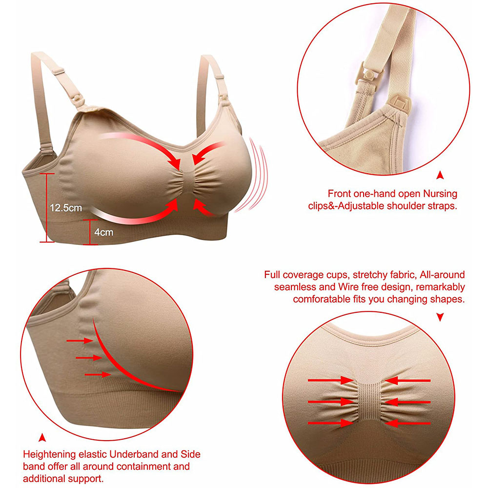 حمالة صدر قطنية للرضاعة بدون أ - مراجعة Nursing Bra Sleep وسعره