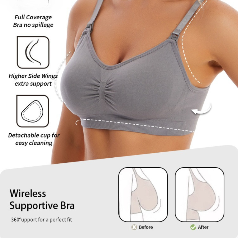 حمالة صدر قطنية للرضاعة بدون أ - مراجعة Nursing Bra Sleep وسعره