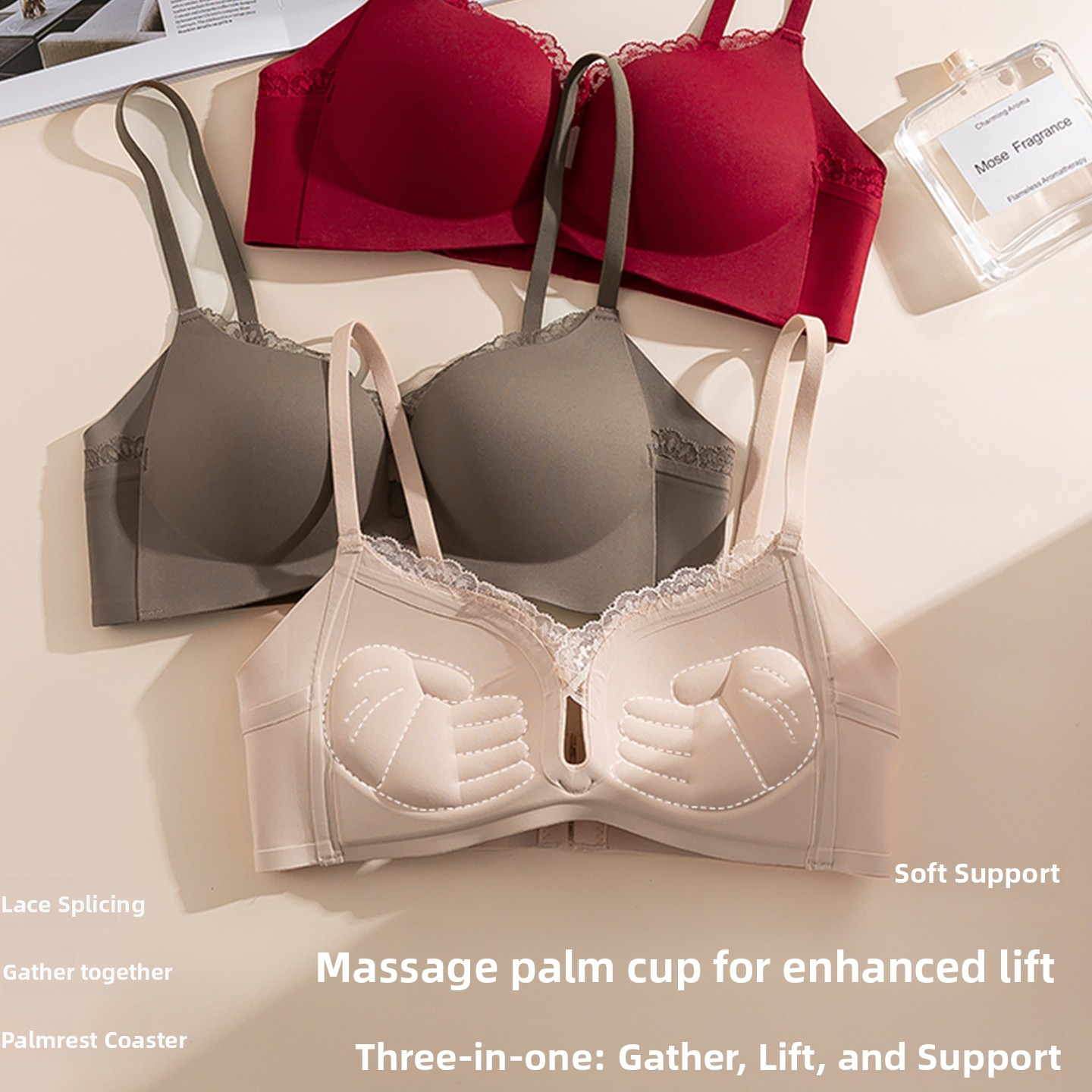 طقم حمالة صدر نسائية من الدانت - مراجعة Seamless Underwear Women وسعره